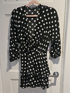 Black Zara Polka Dot Dress for Sale up to 90% Off: Poshmark